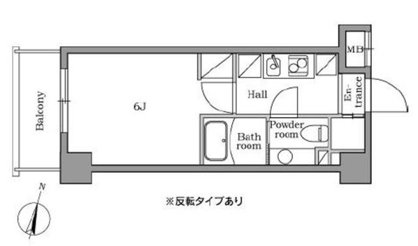 レジディア中村橋の物件間取画像